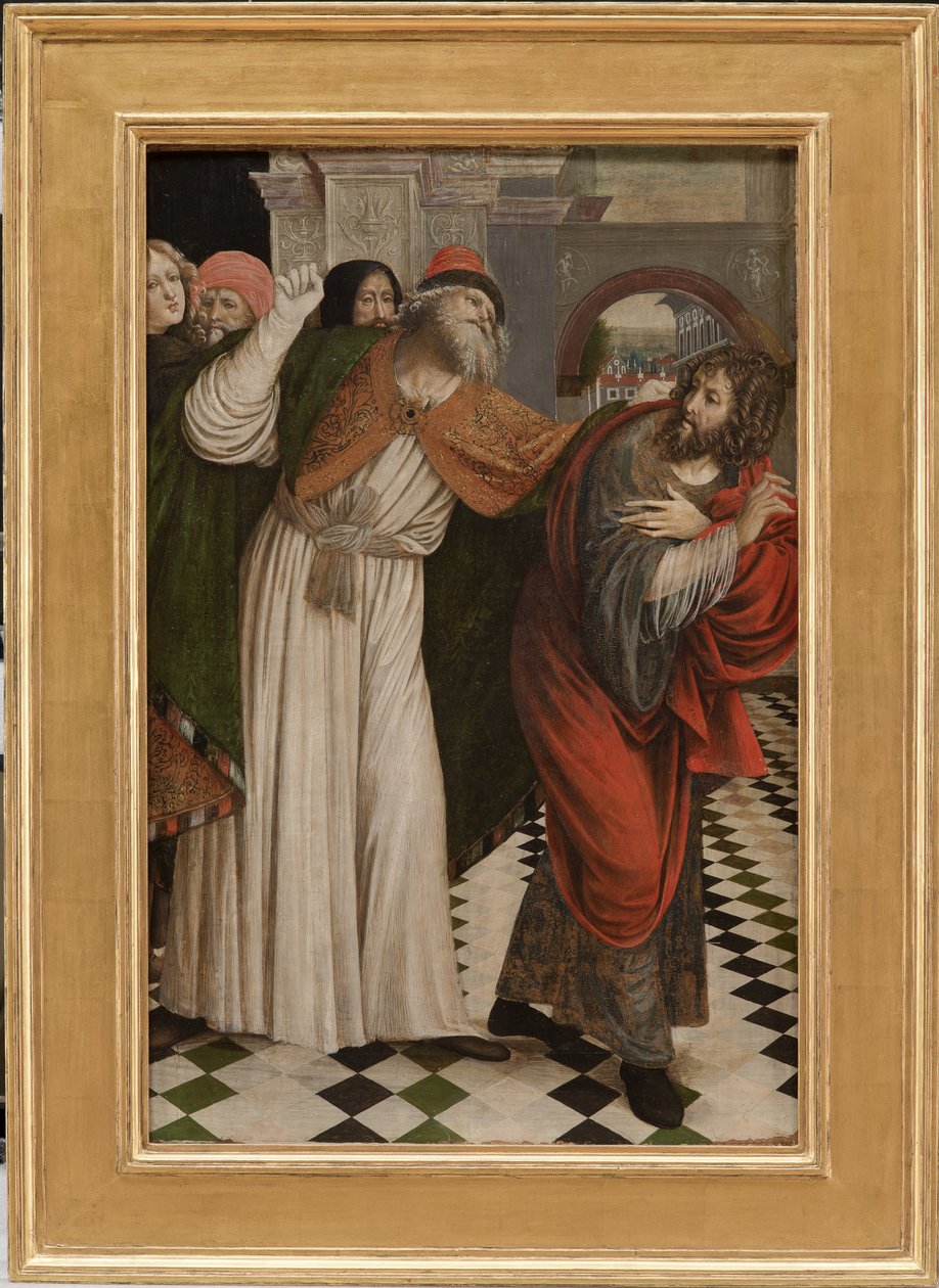Joachim fördriven från templet, 1508-09 av Gaudenzio Ferrari