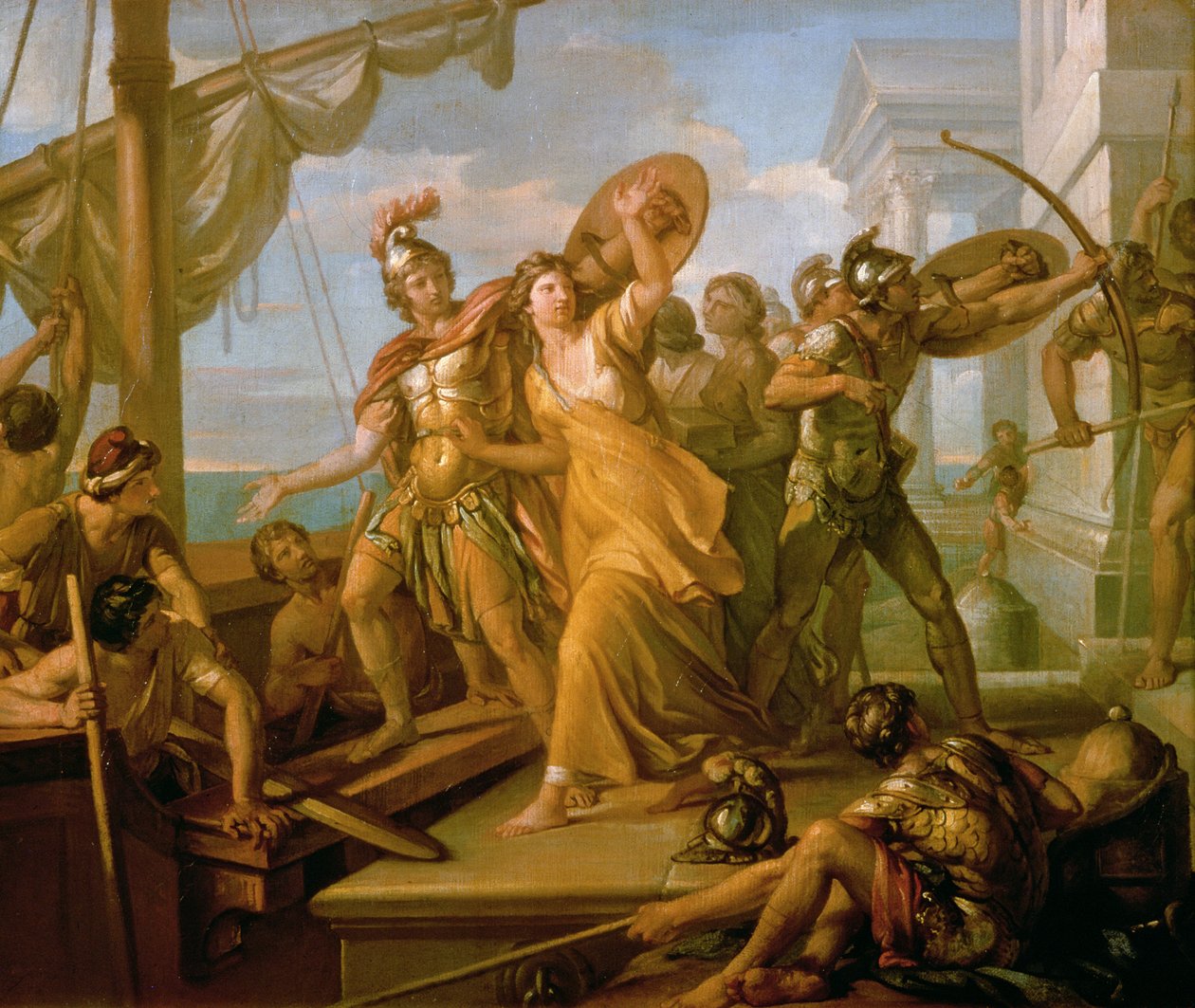 Helens våldtäkt, 1770-talet av Gavin Hamilton