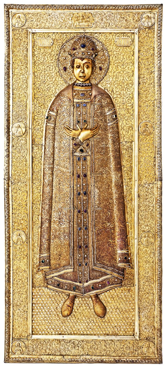 Tsarevitj Dmitrijs relikvieskrin, 1628–1630 av Gavrila, Ovdokimov