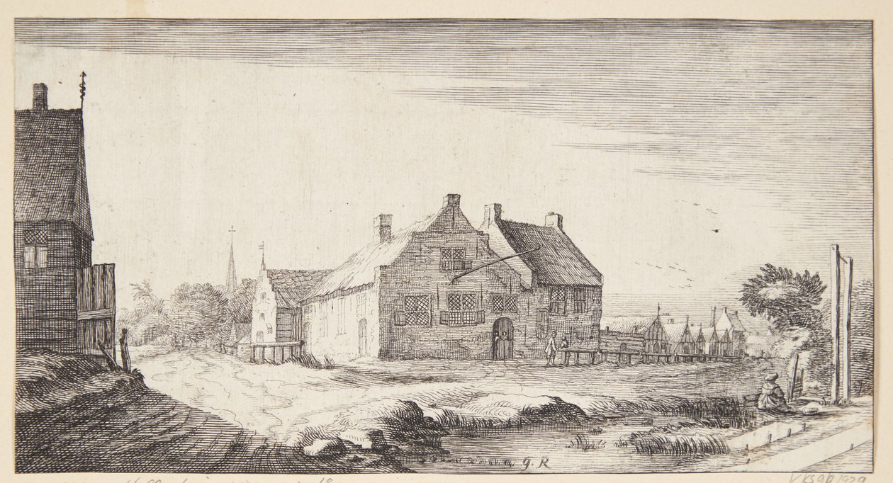 Domhuset i Ouderkerk aan de Amstel av Geertruyt Roghman