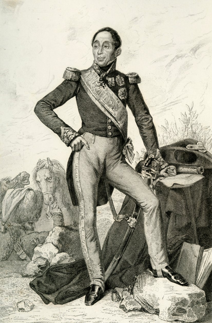 Emmanuel de Grouchy, markis de Grouchy, 1804, 1839. av Geille