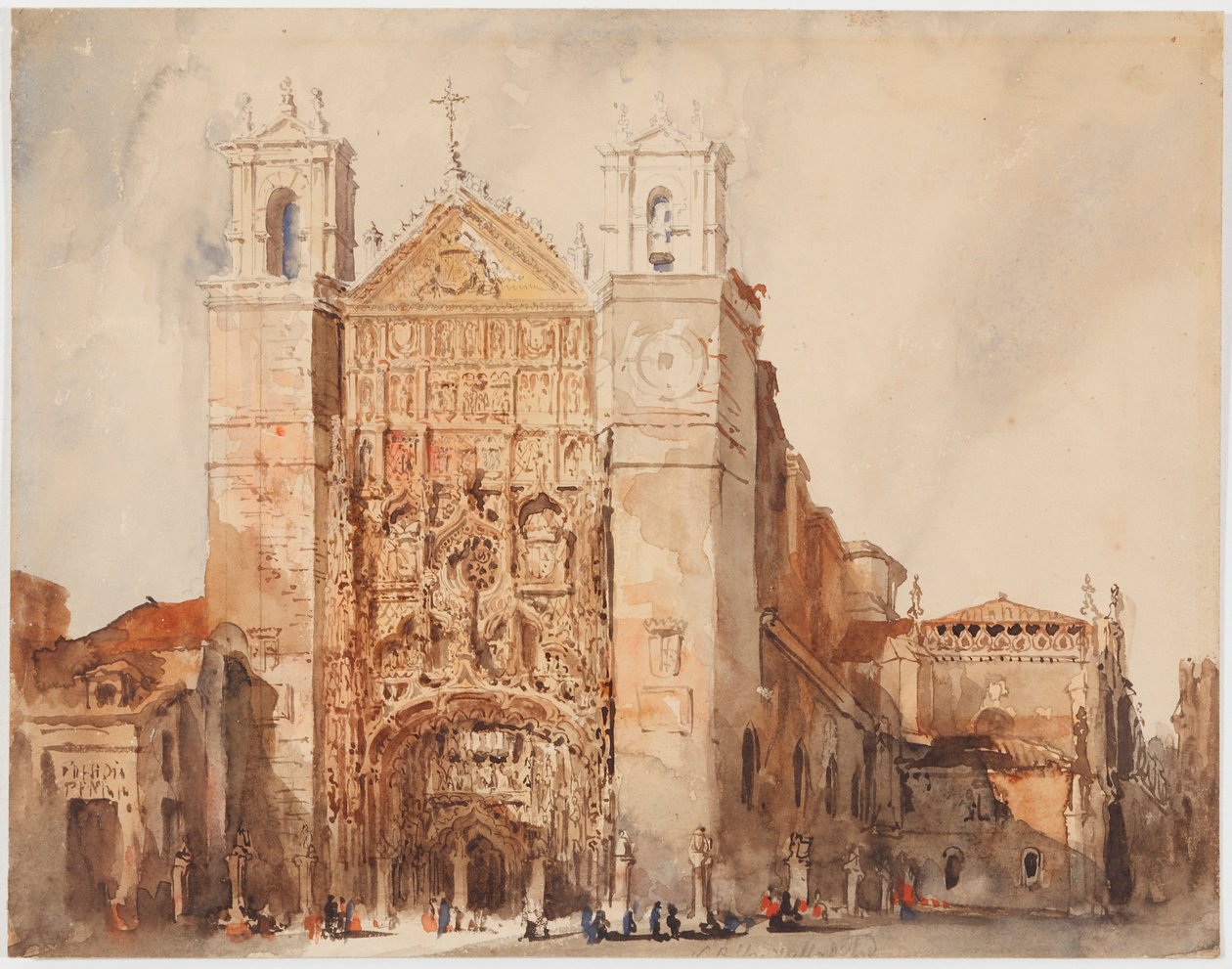Sankt Paulus kyrka, Valladolid av Genaro Pérez Villaamil