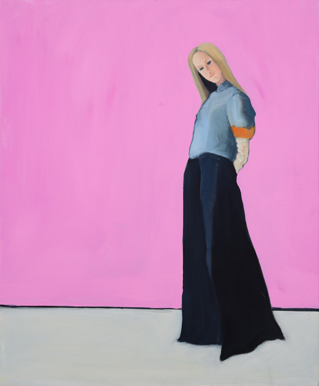 Jane, 2016 (olja på duk) av Genevieve French