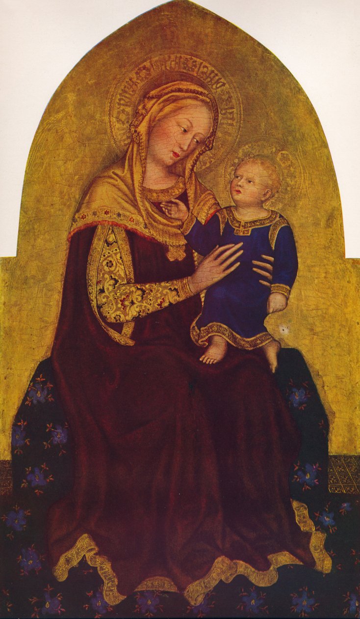 Madonna och barn, c1420 av Gentile da Fabriano