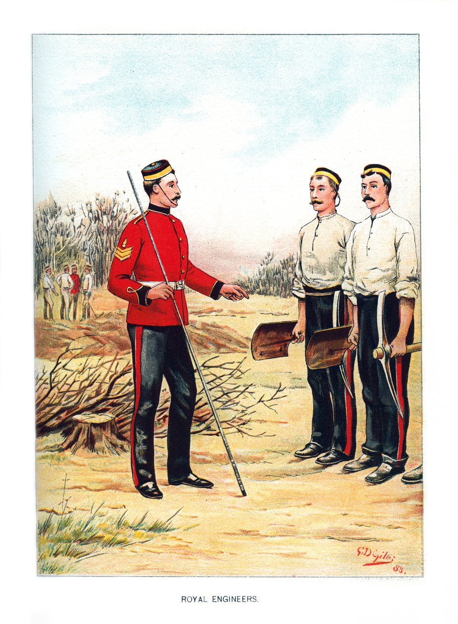 Kungliga Ingenjörer, c1890. av Geoffrey Douglas Giles