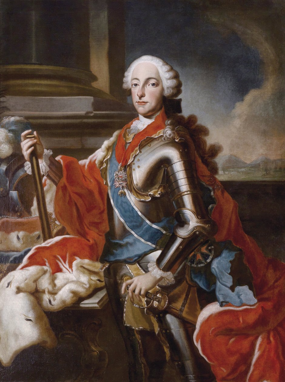 Portrait of Maximilian III Joseph, Elector of Bavaria (1727-1777) av Georg Desmarees