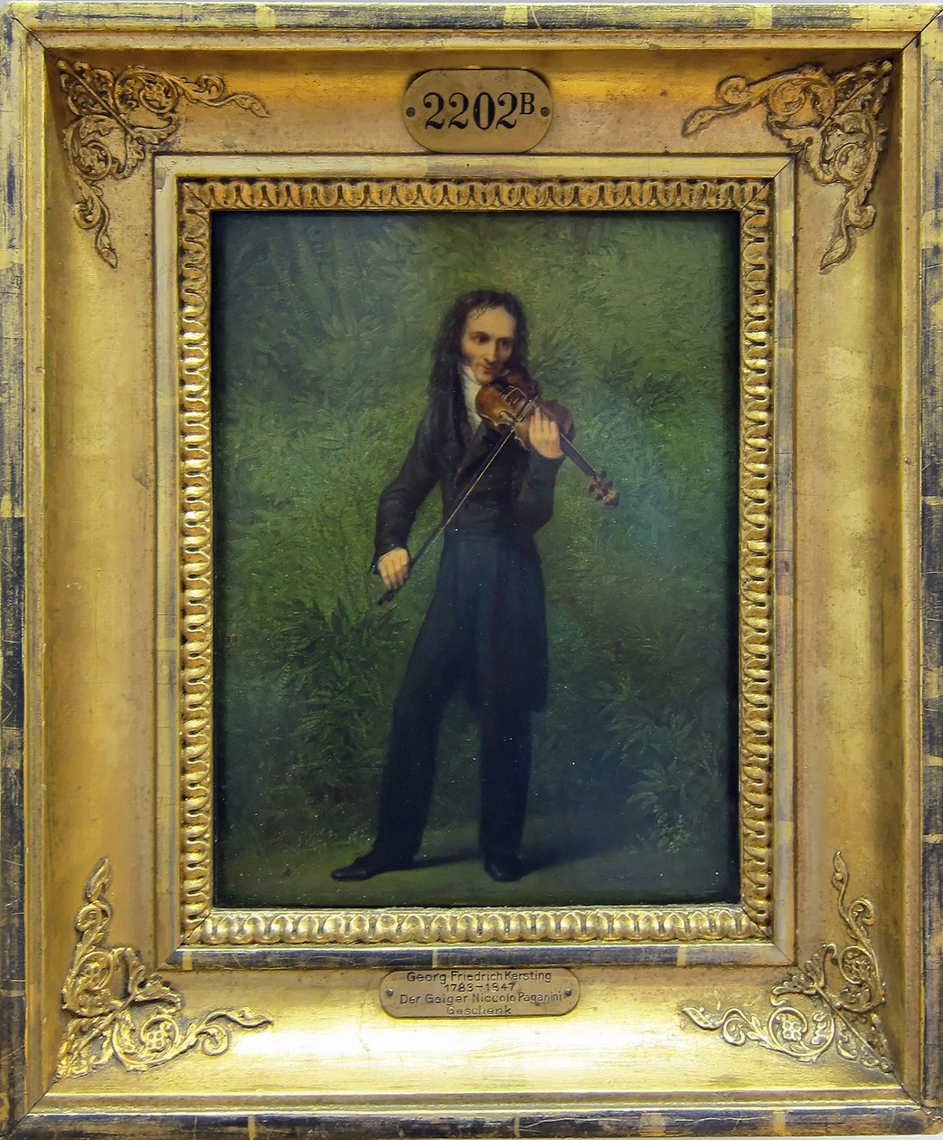 Der Geiger Nicolo Paganini av Georg Friedrich Kersting