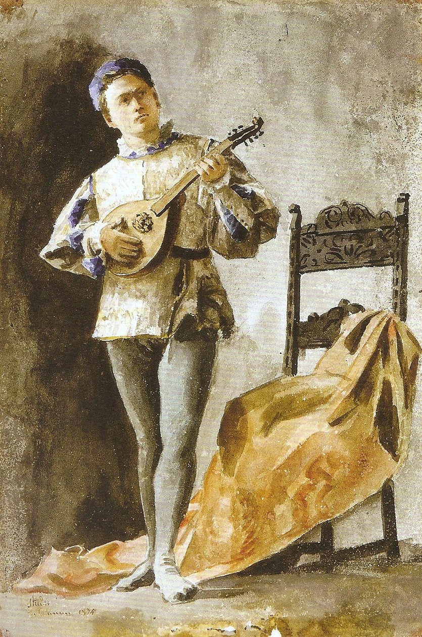 Study av Georg Grimm