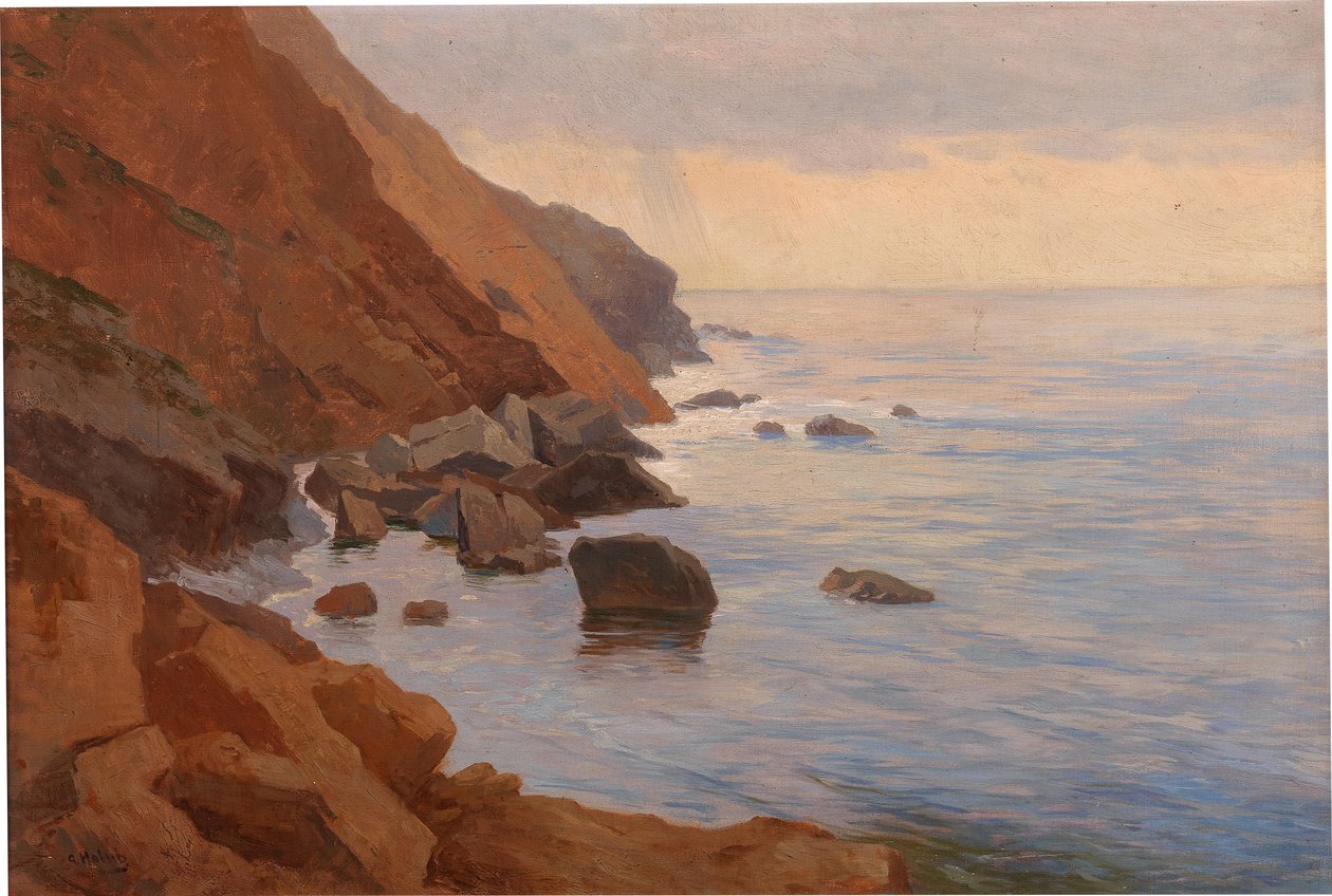 Shore at Ragusa av Georg Holub