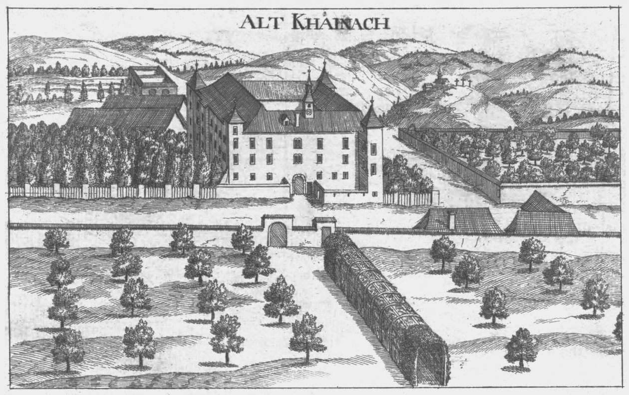 Slottet Krottenhof av Georg Matthaus Vischer