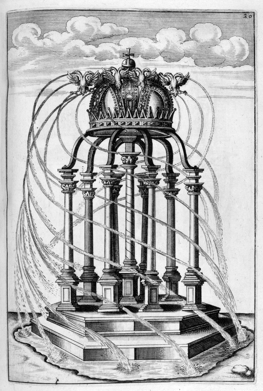 Fontändesign, 1664 av Georg Andreas Bockler