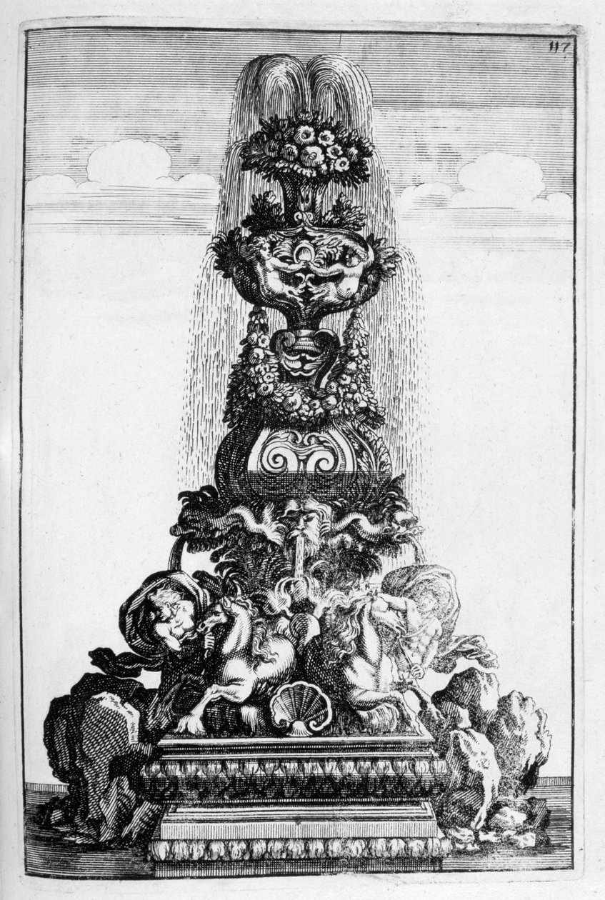 Fontändesign, 1664 av Georg Andreas Bockler