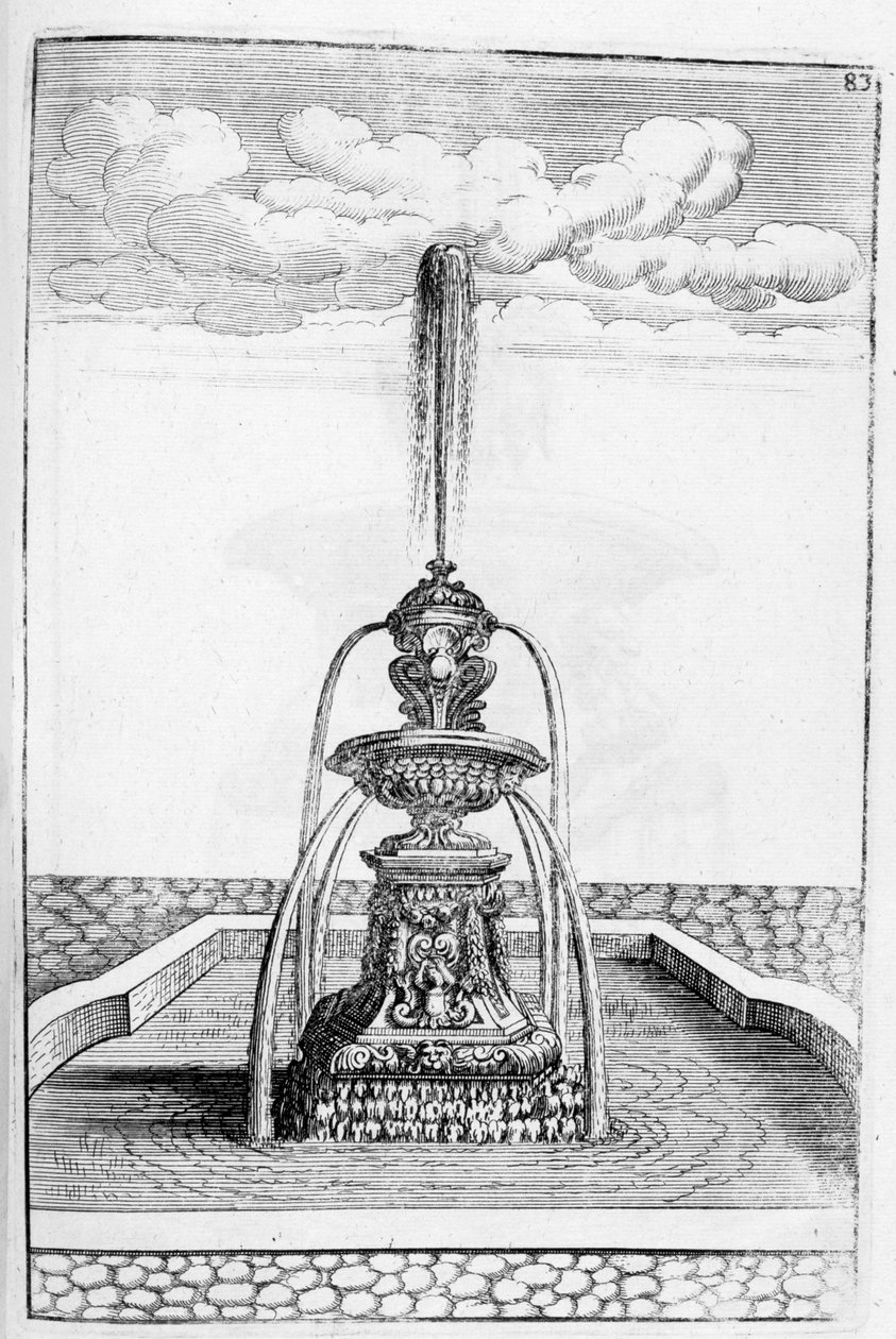 Fontändesign, 1664 av Georg Andreas Bockler