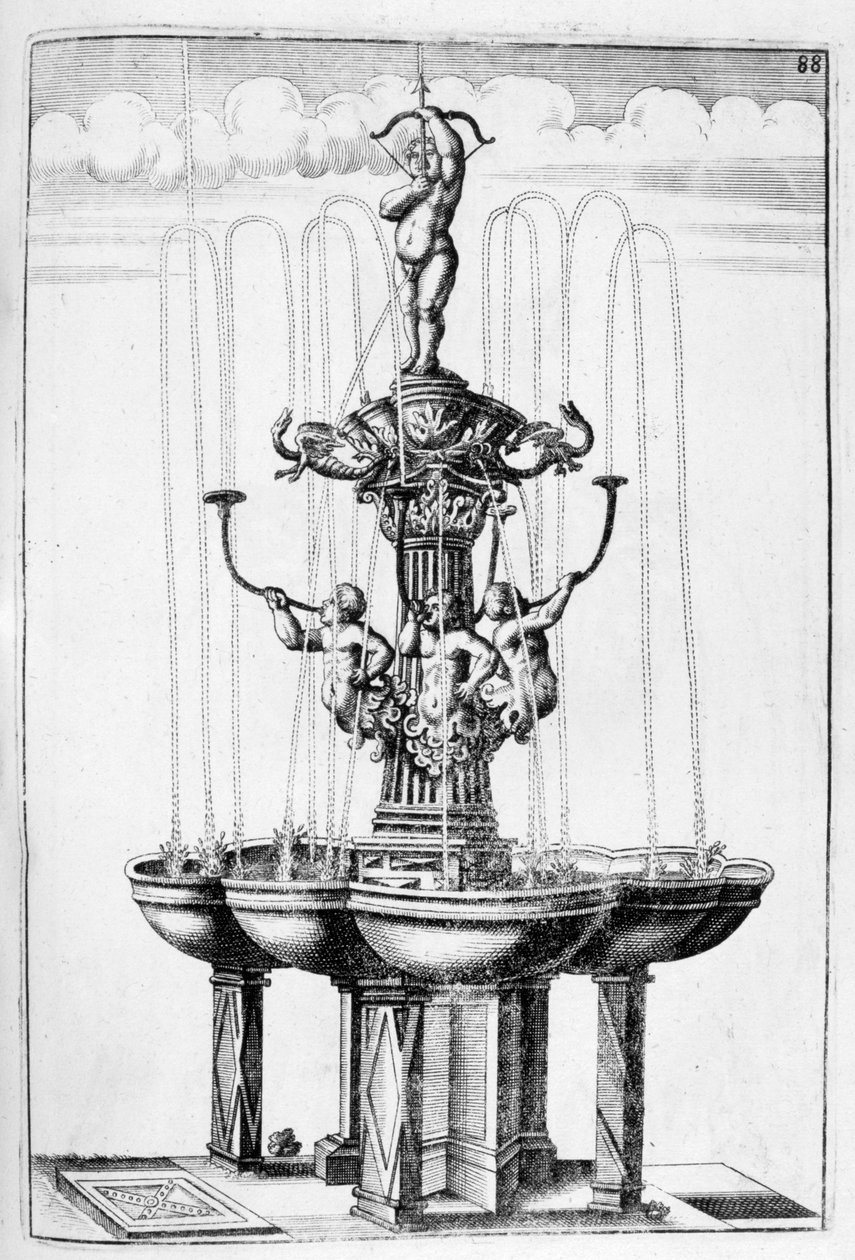 Fontändesign, 1664 av Georg Andreas Bockler