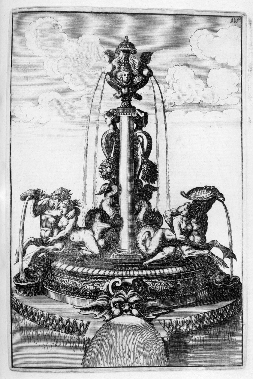Fontändesign, 1664 av Georg Andreas Bockler