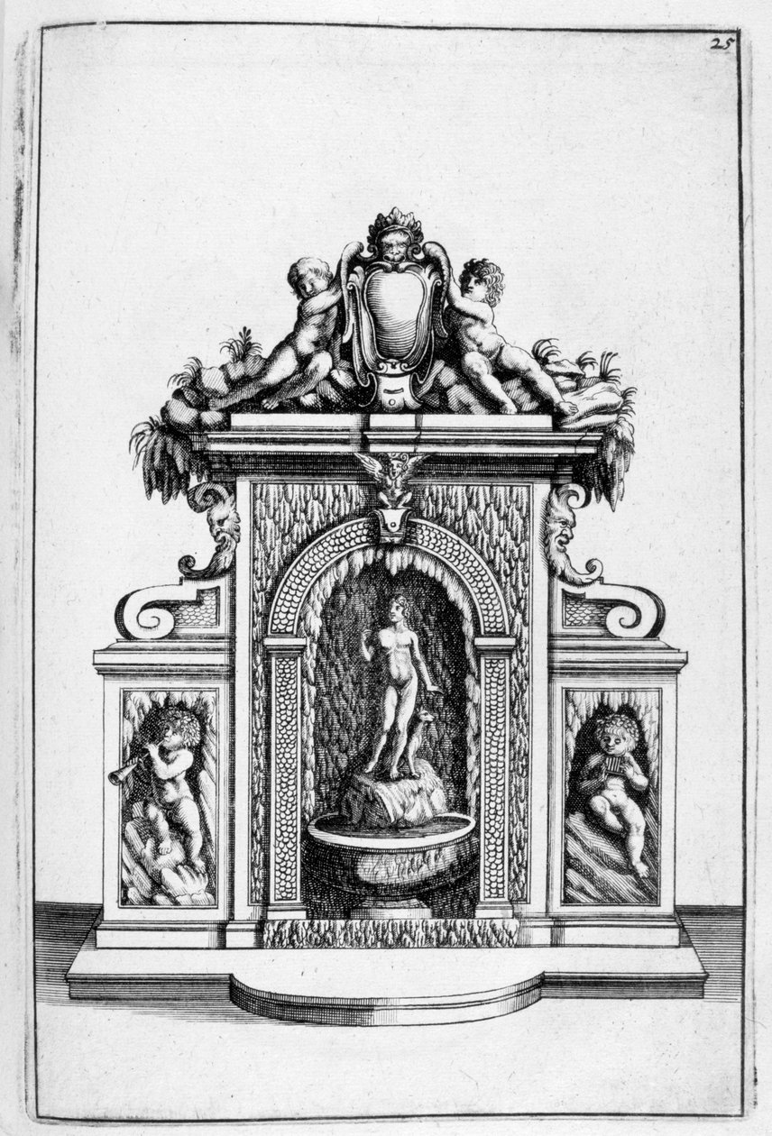 Fontändesign, 1664 av Georg Andreas Bockler