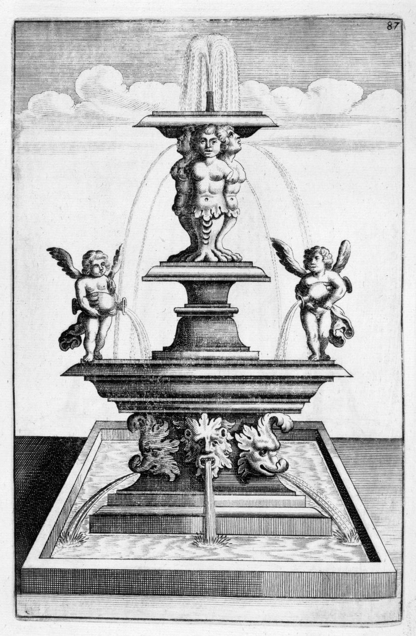 Fontändesign, 1664 av Georg Andreas Bockler