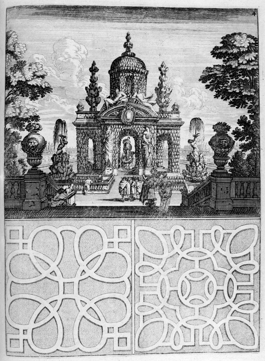 Hus- och trädgårdsdesign, 1664 av Georg Andreas Bockler