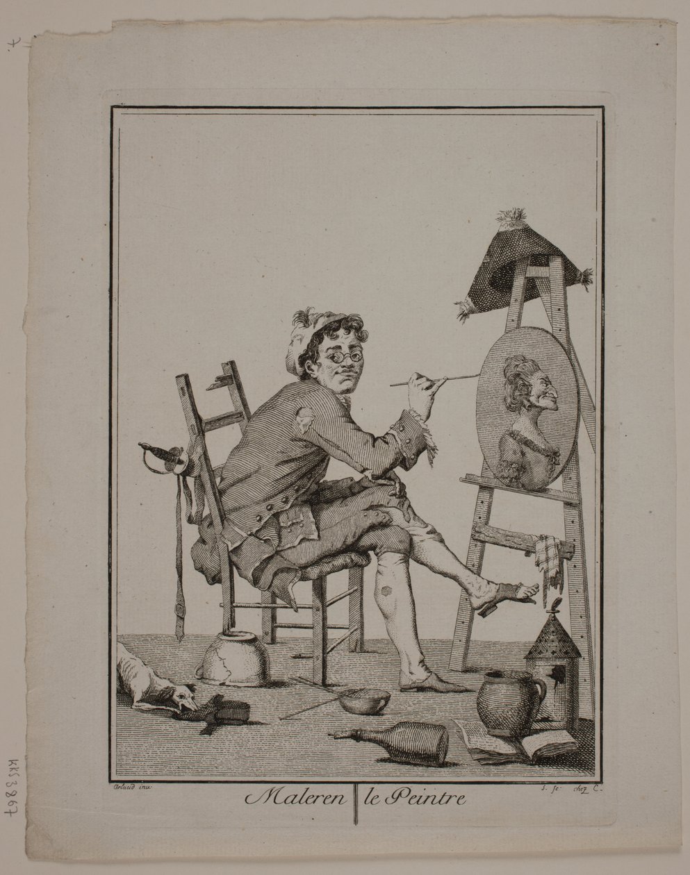 "Målaren" av Georg Christian Schule