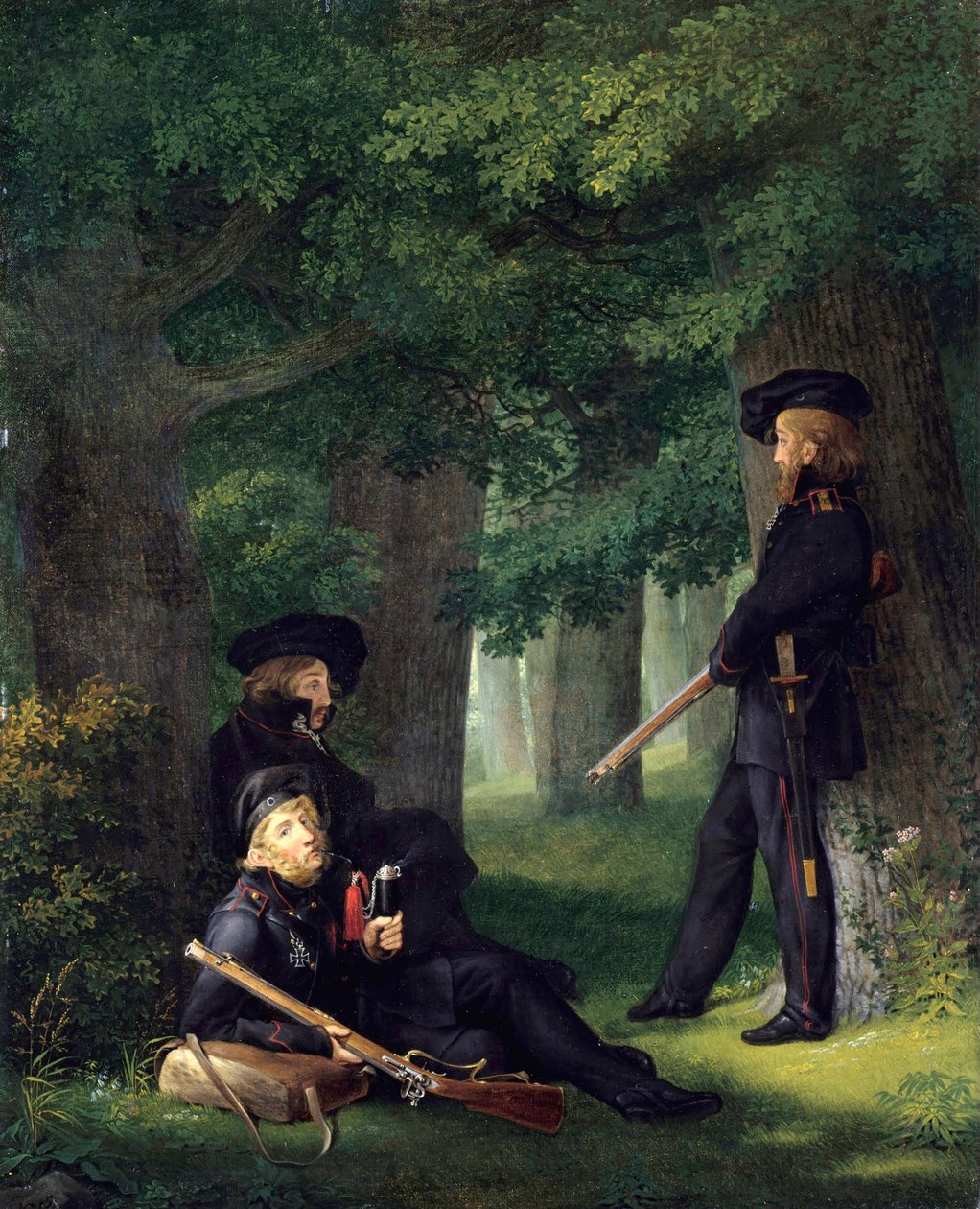 Utposttjänst 1815 av Georg Friedrich Kersting