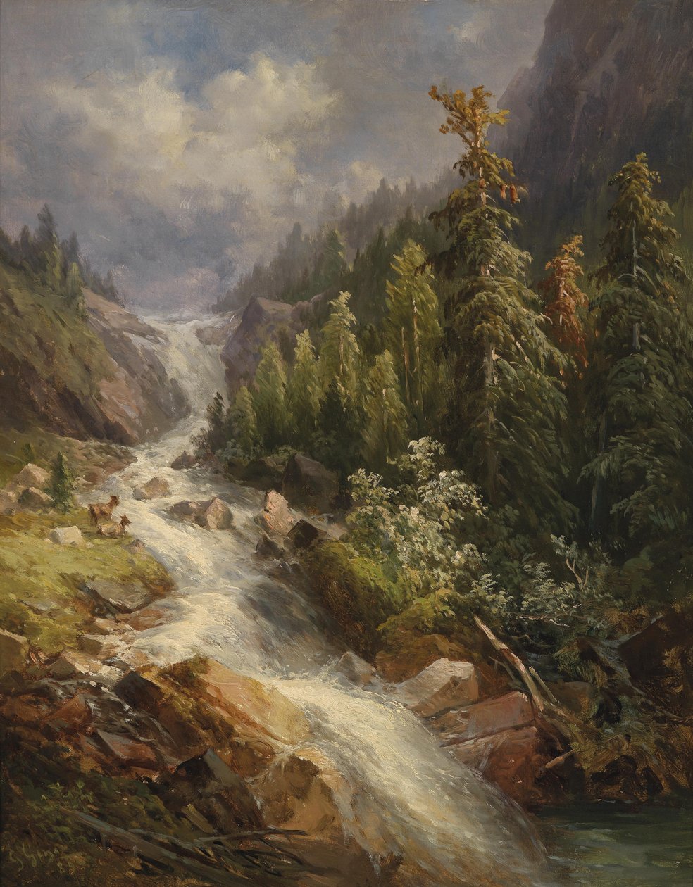 Stalbachfall am Grundlsee av Georg Geyer