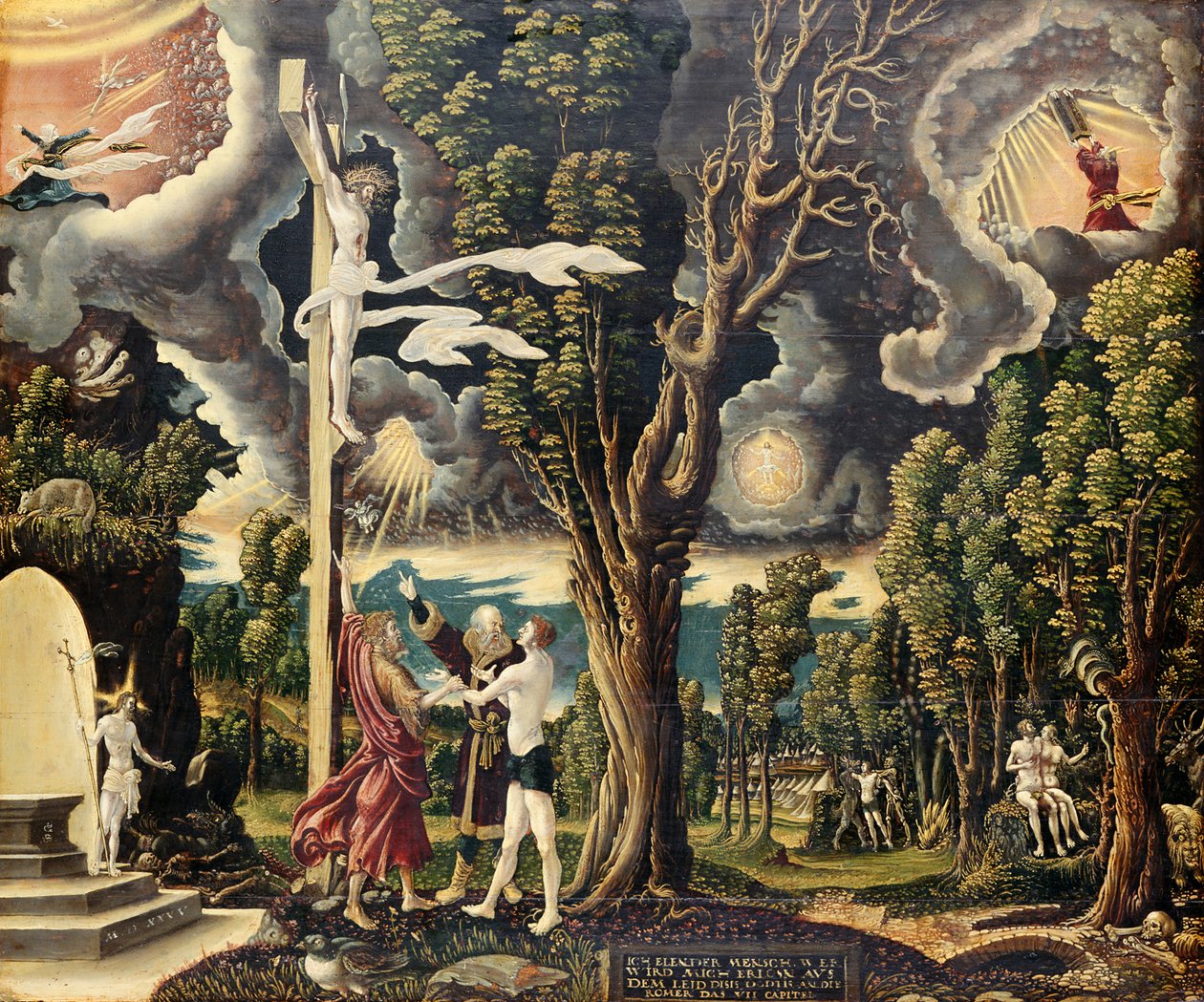 Fall och återlösning, 1535 av Georg Lemberger