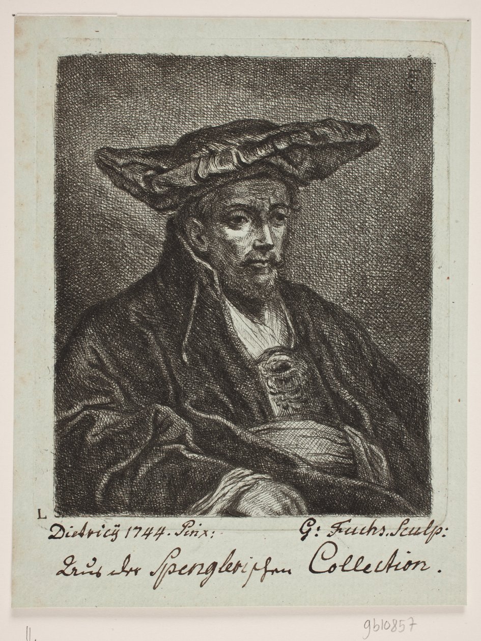 En man med basker av Georg Mathias Fuchs