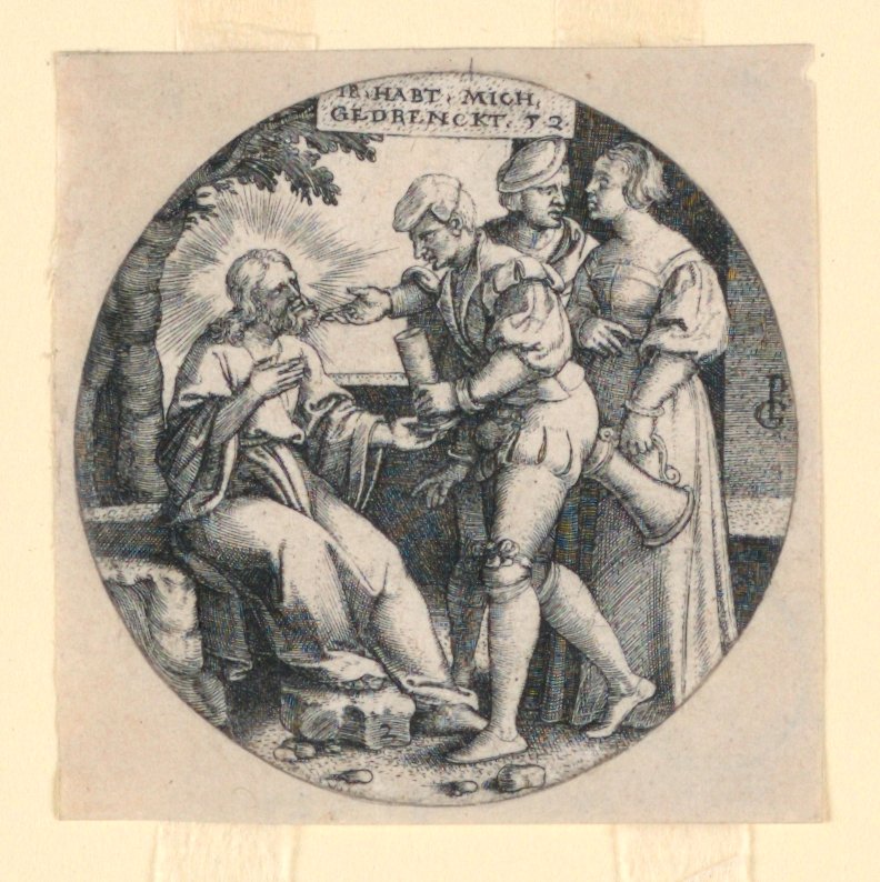 Kristus i trädgården av Georg Pencz
