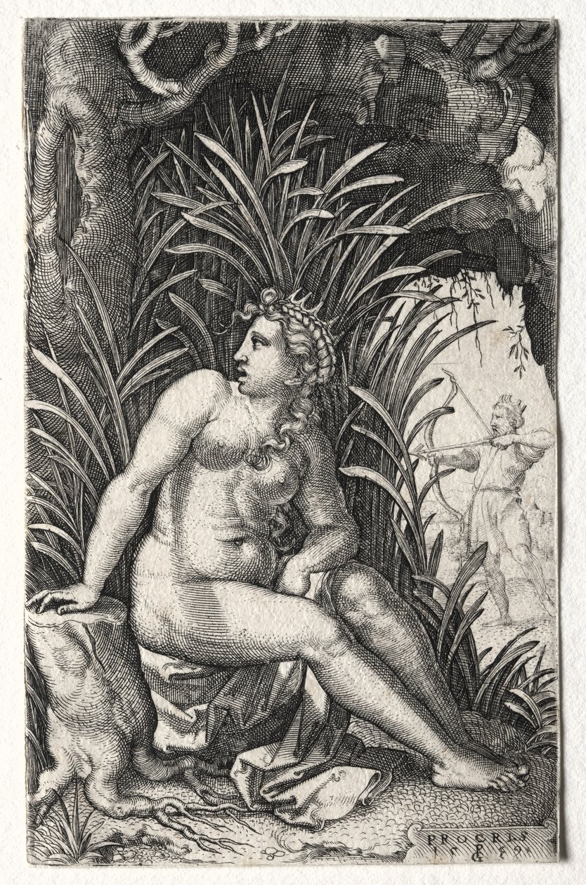 Procris, 1539. av Georg Pencz