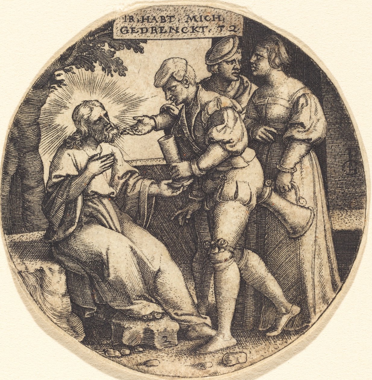 Att ge dryck till den törstiga av Georg Pencz