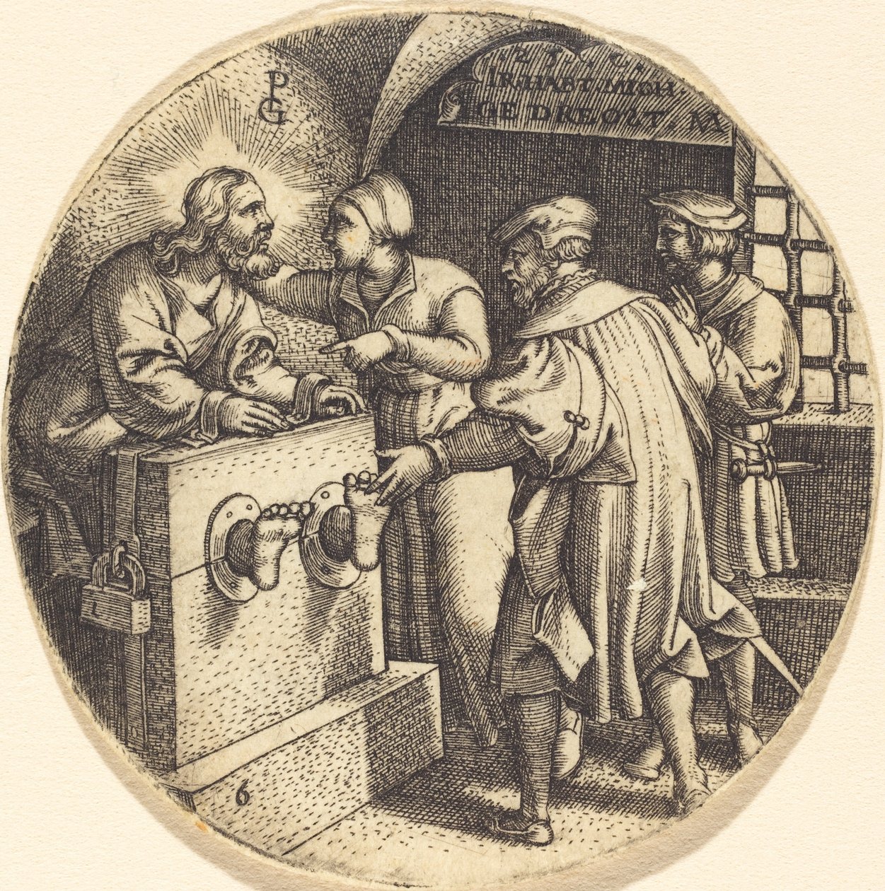 Att besöka de fängslade av Georg Pencz