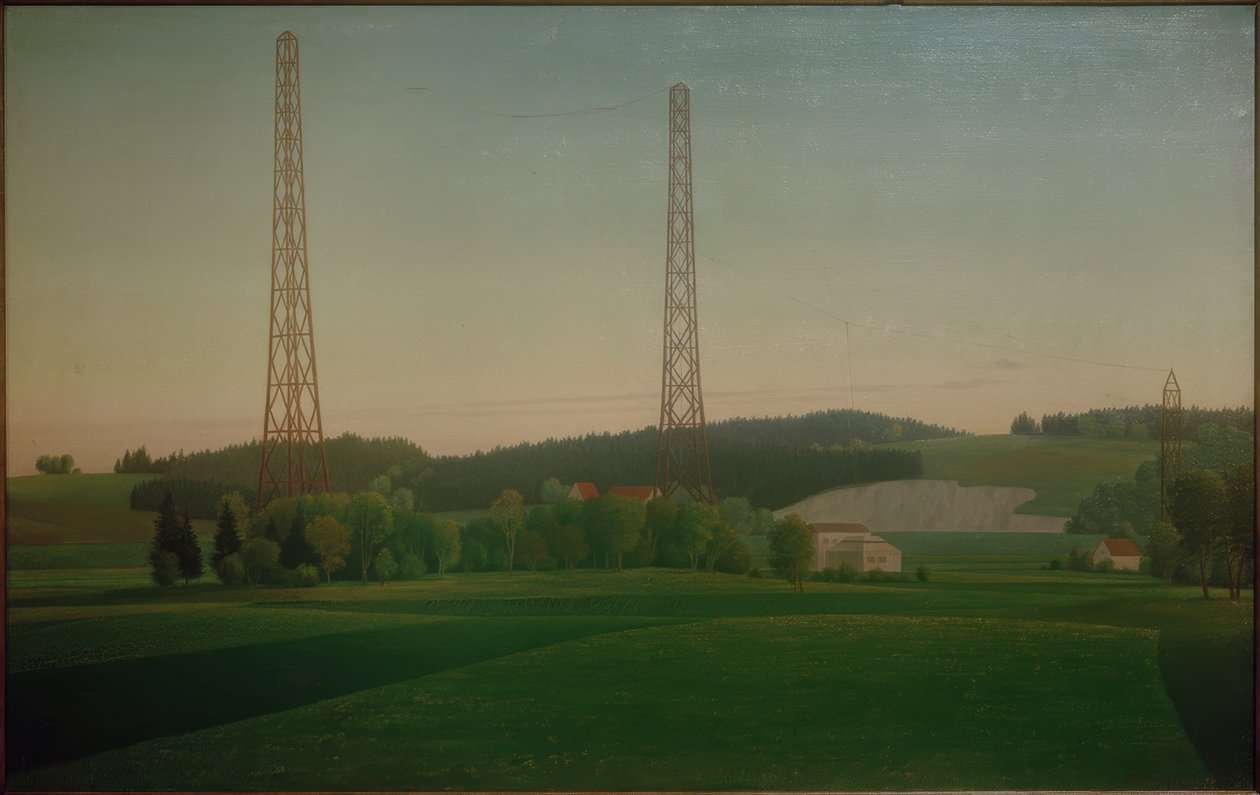 Sändningsstation (Fürstenfeldbruck) av Georg Schrimpf