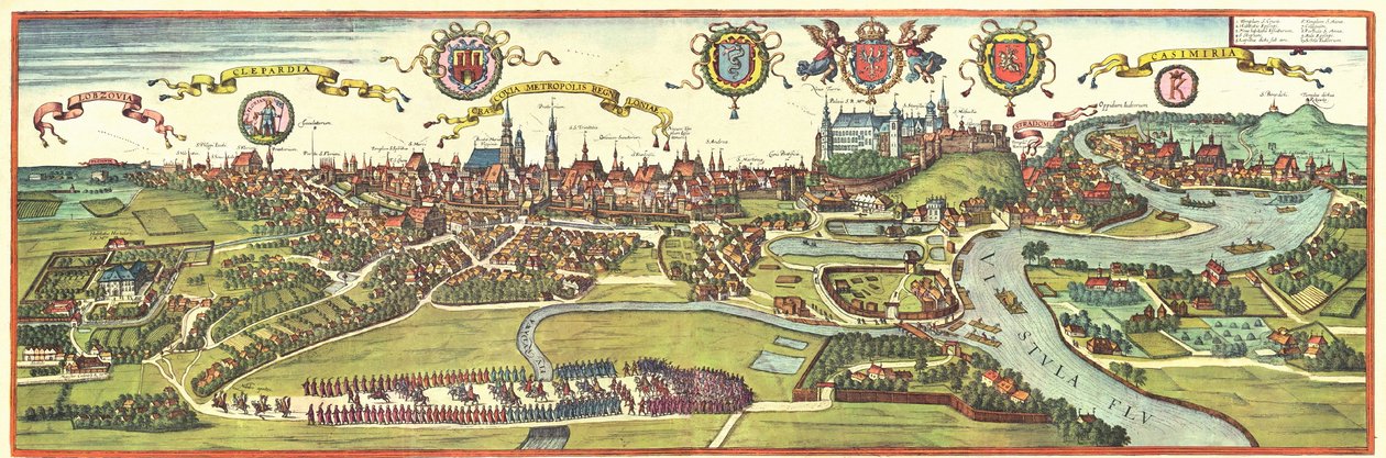 Polen av Georg and Hogenberg Franz (1535 90) Braun