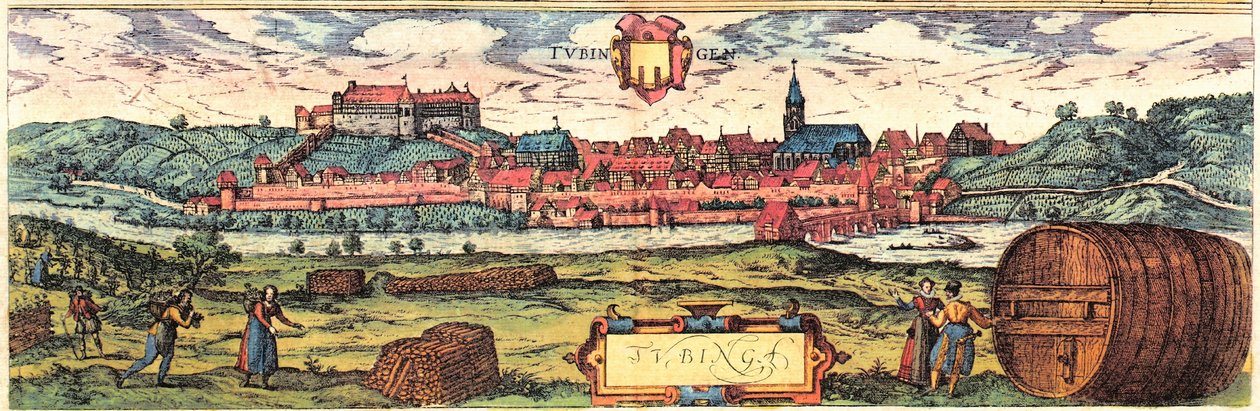 Tubingen av Georg and Hogenberg Franz (1535 90) Braun