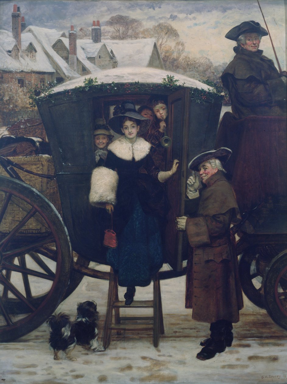 Mormors julbesökare av George Adolphus Storey