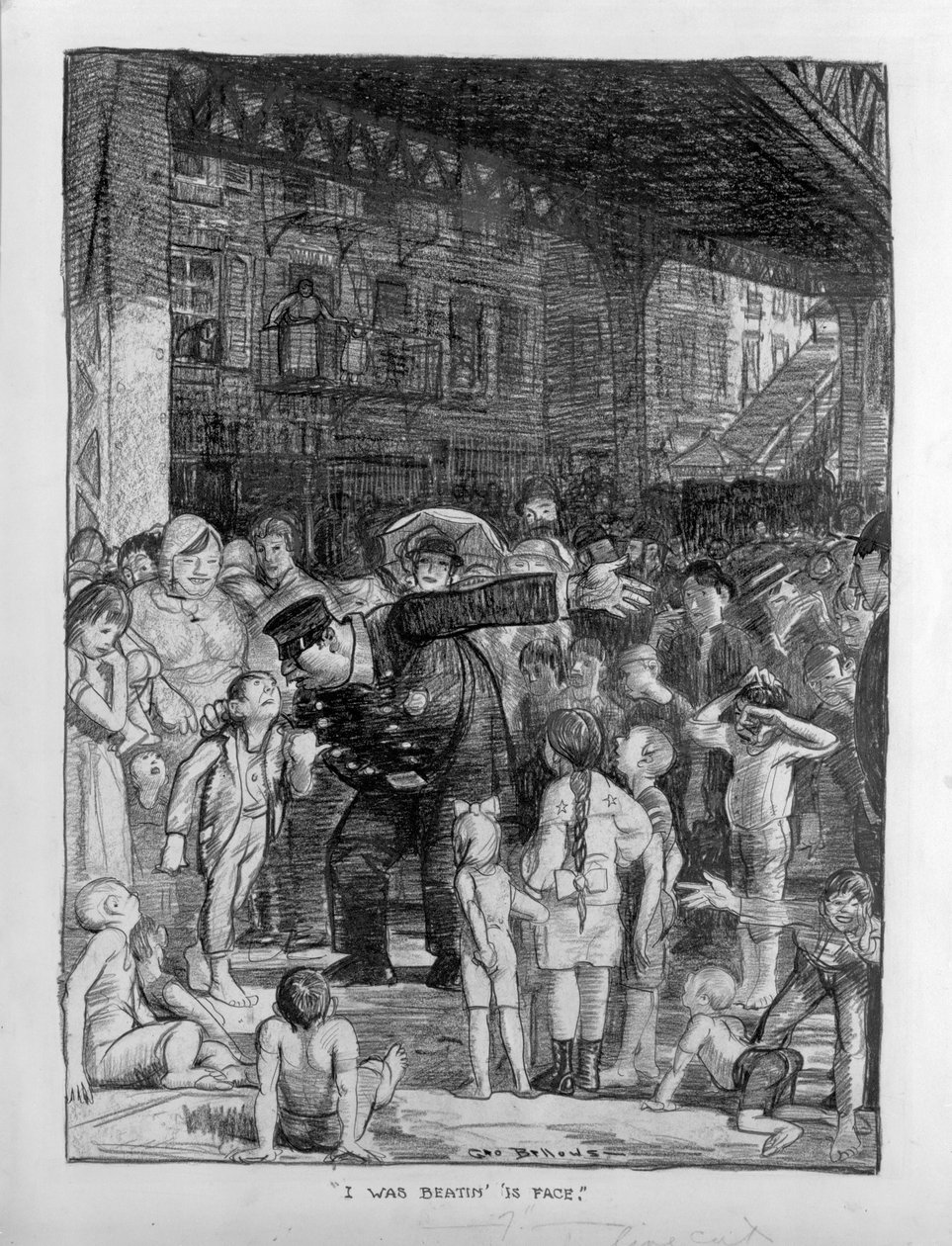 Jag var en riktig bög i ansiktet av George Wesley Bellows
