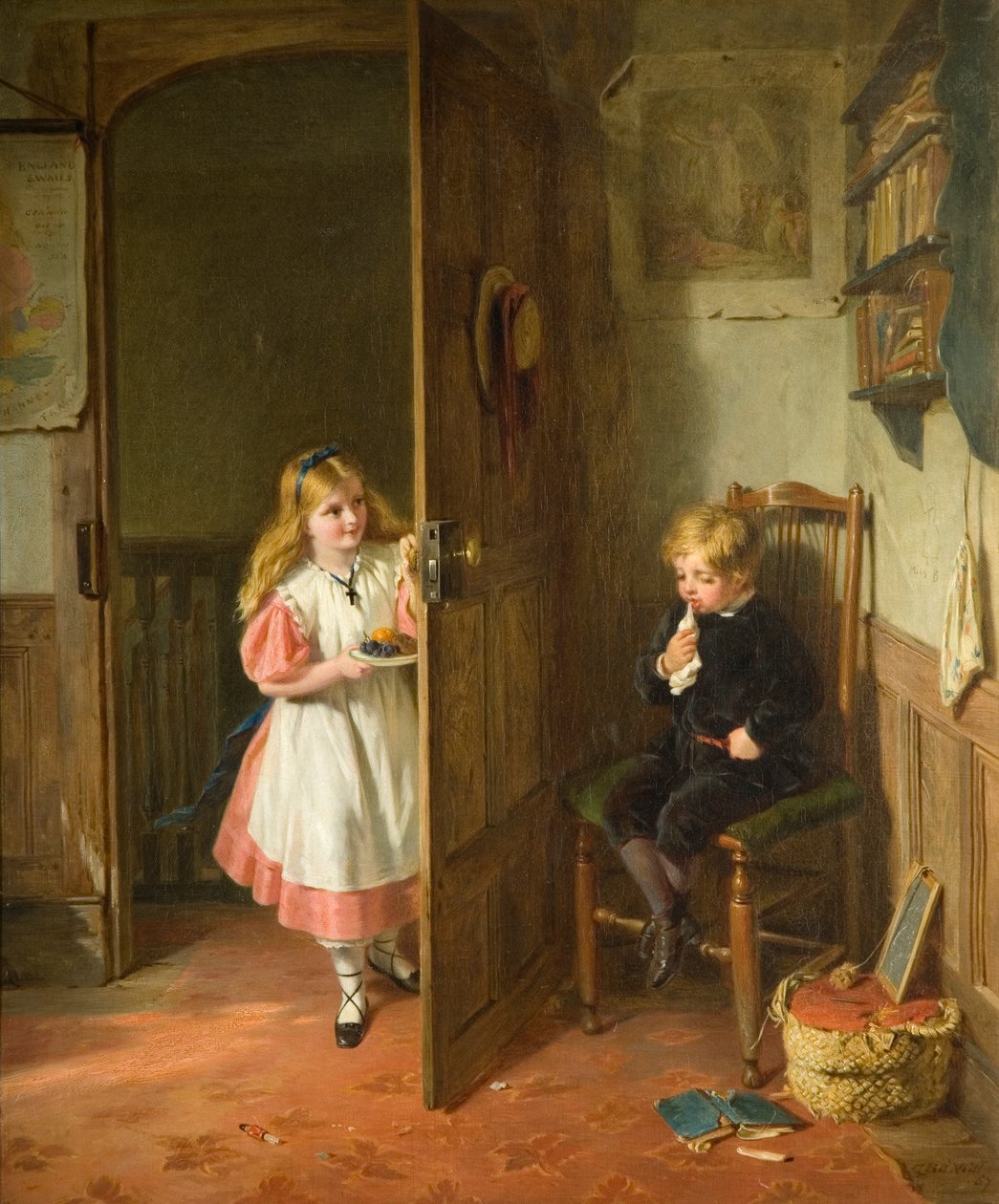 Den stygge pojken, 1867 av George Bernard O