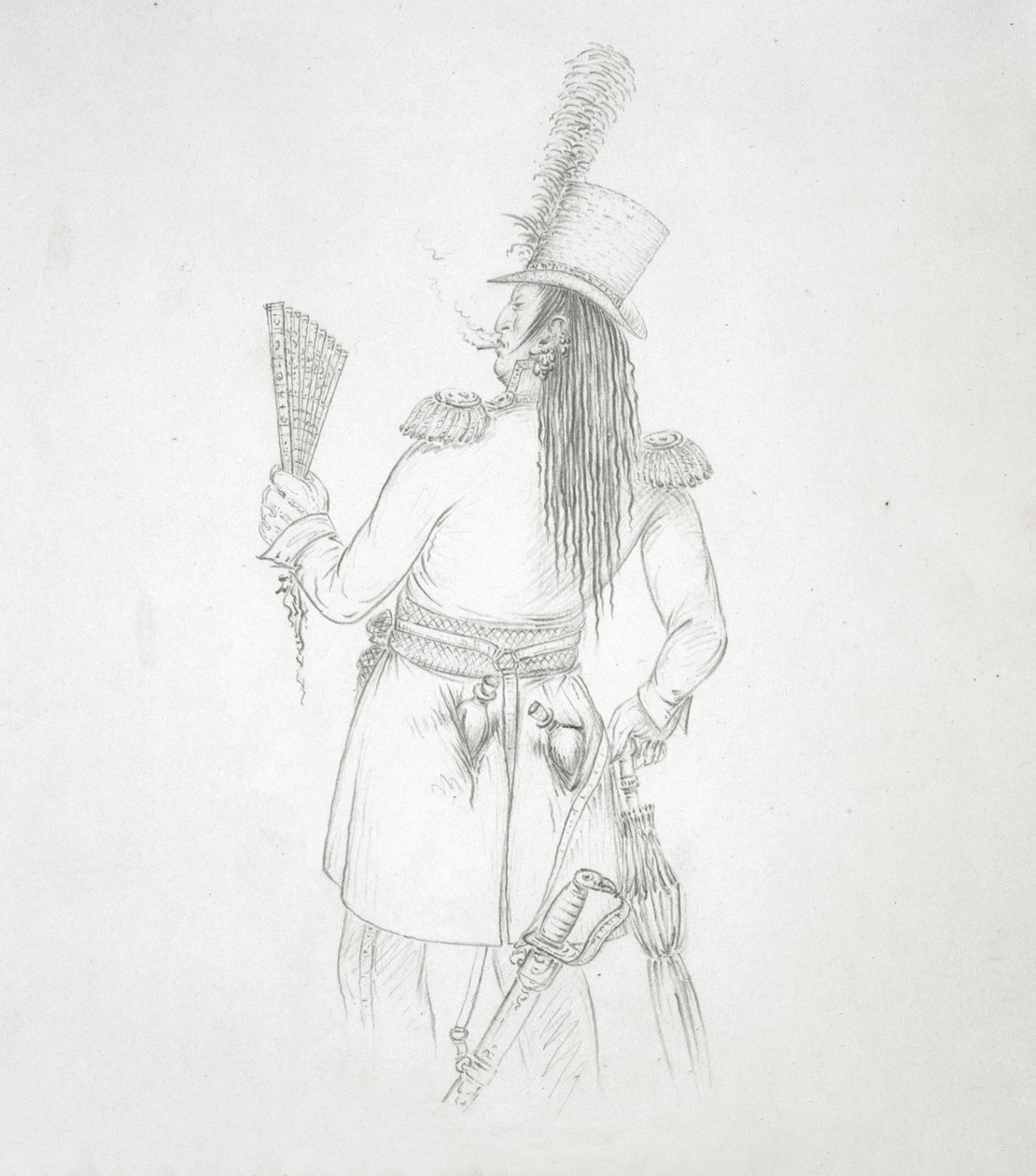 Wi-jun-jon (Duvans ägghuvud) 1852 av George Catlin