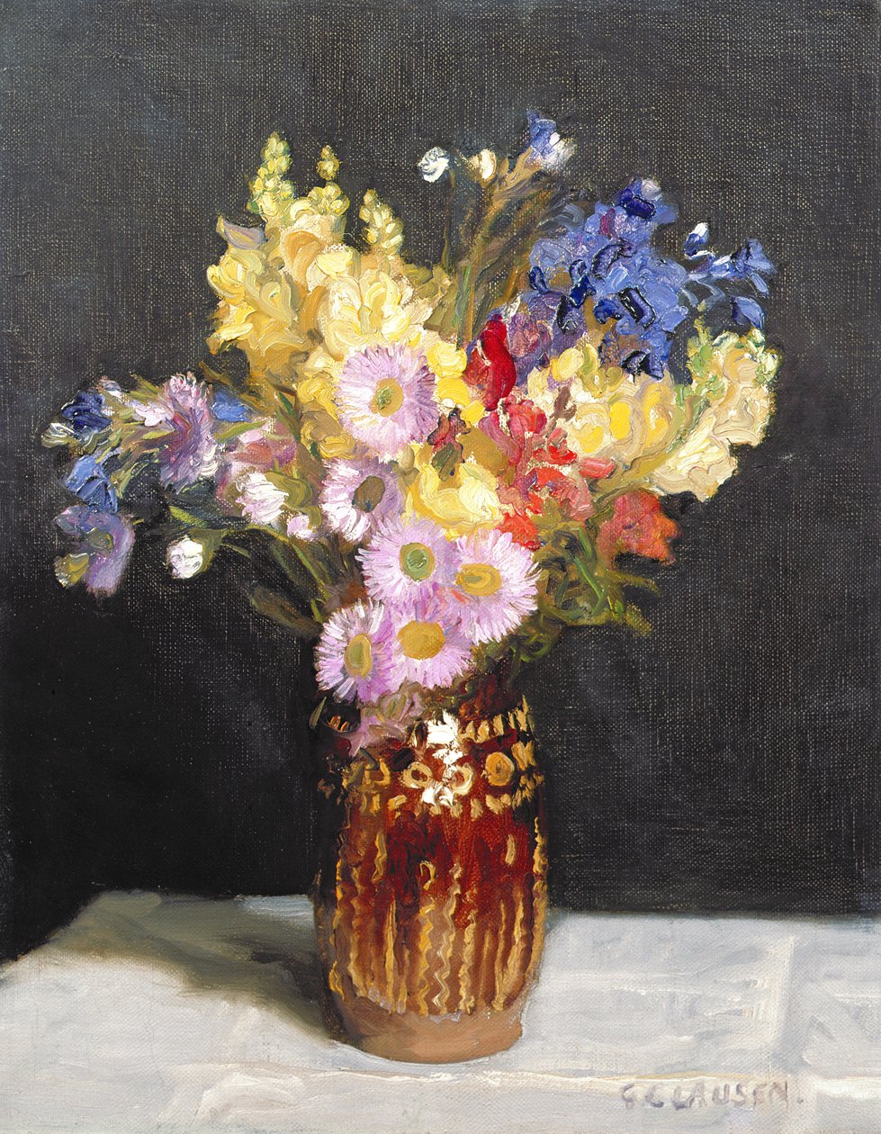 Höstblommor av George Clausen