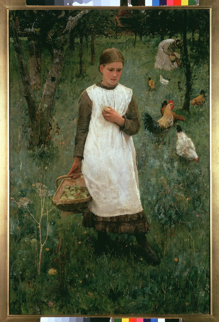 I fruktträdgården av George Clausen
