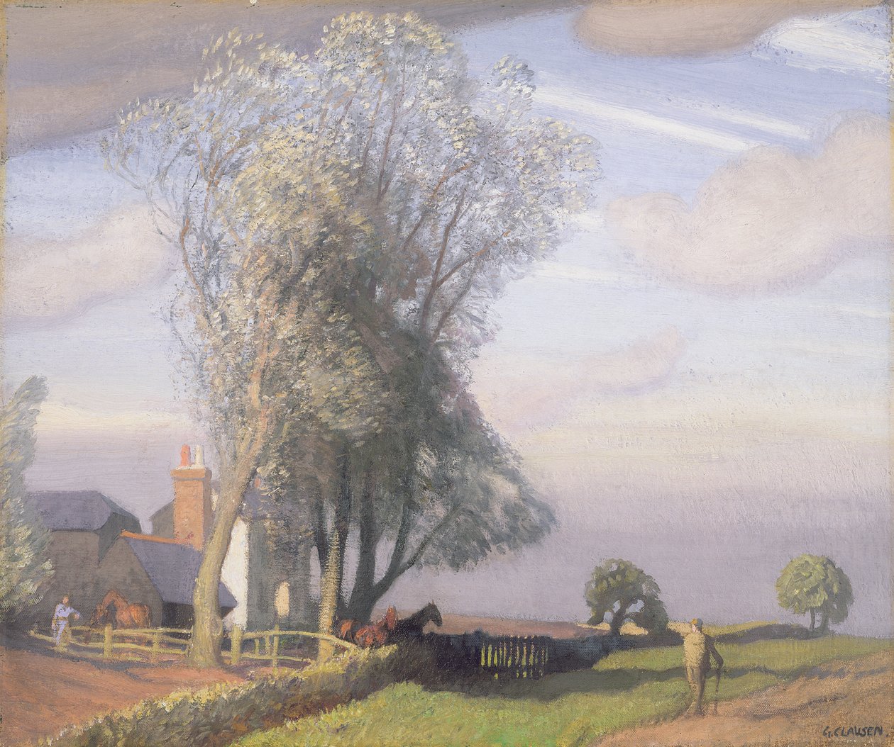 Willow Tree Farm, c.1928 av George Clausen