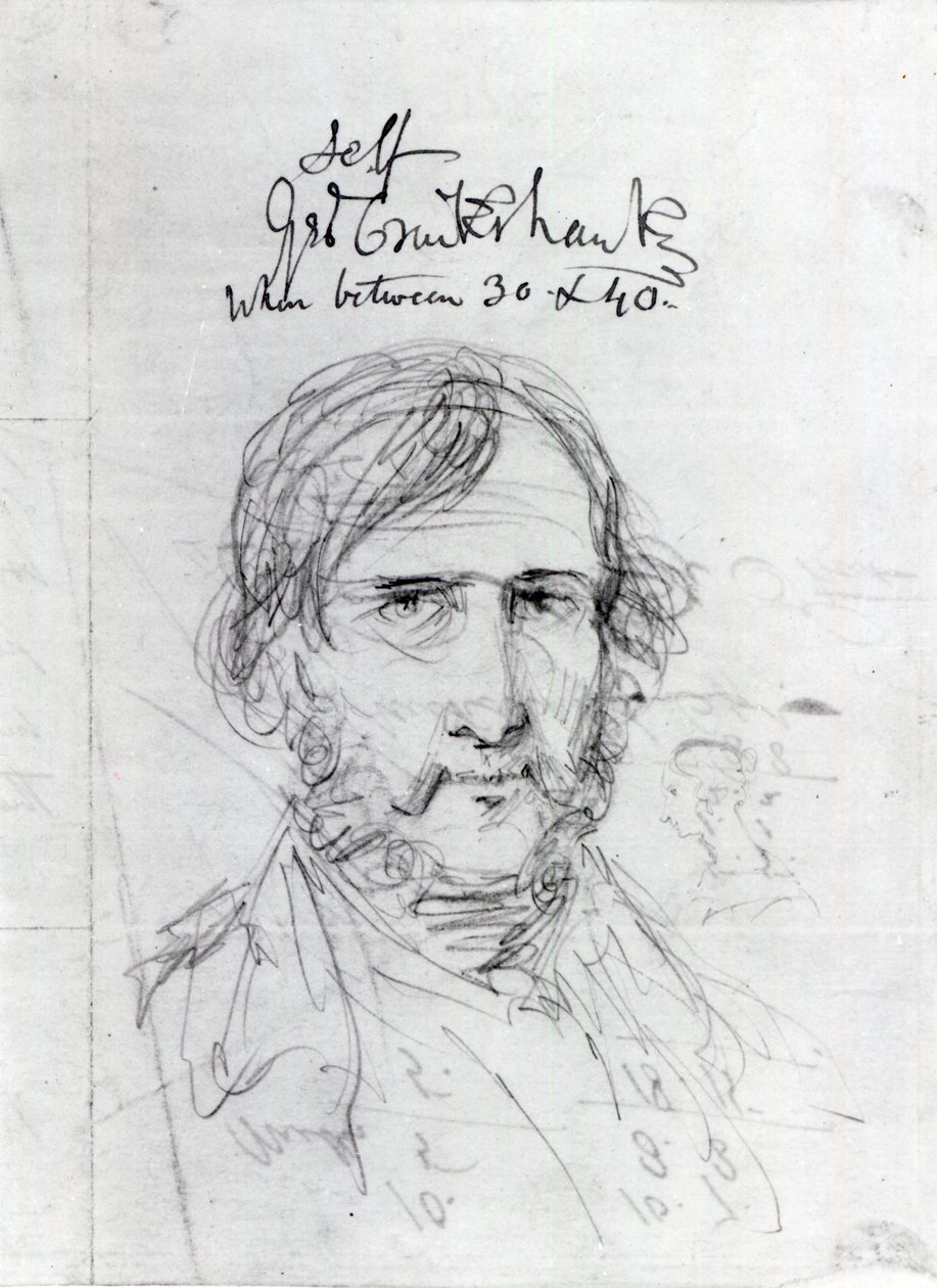 Självporträtt av George Cruikshank