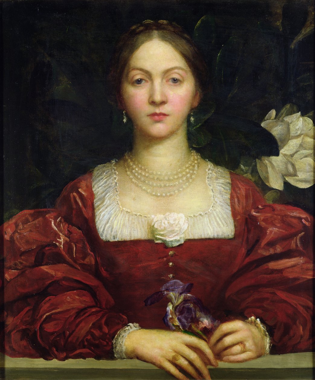 Porträtt av grevinnan av Airlie av George Frederick Watts