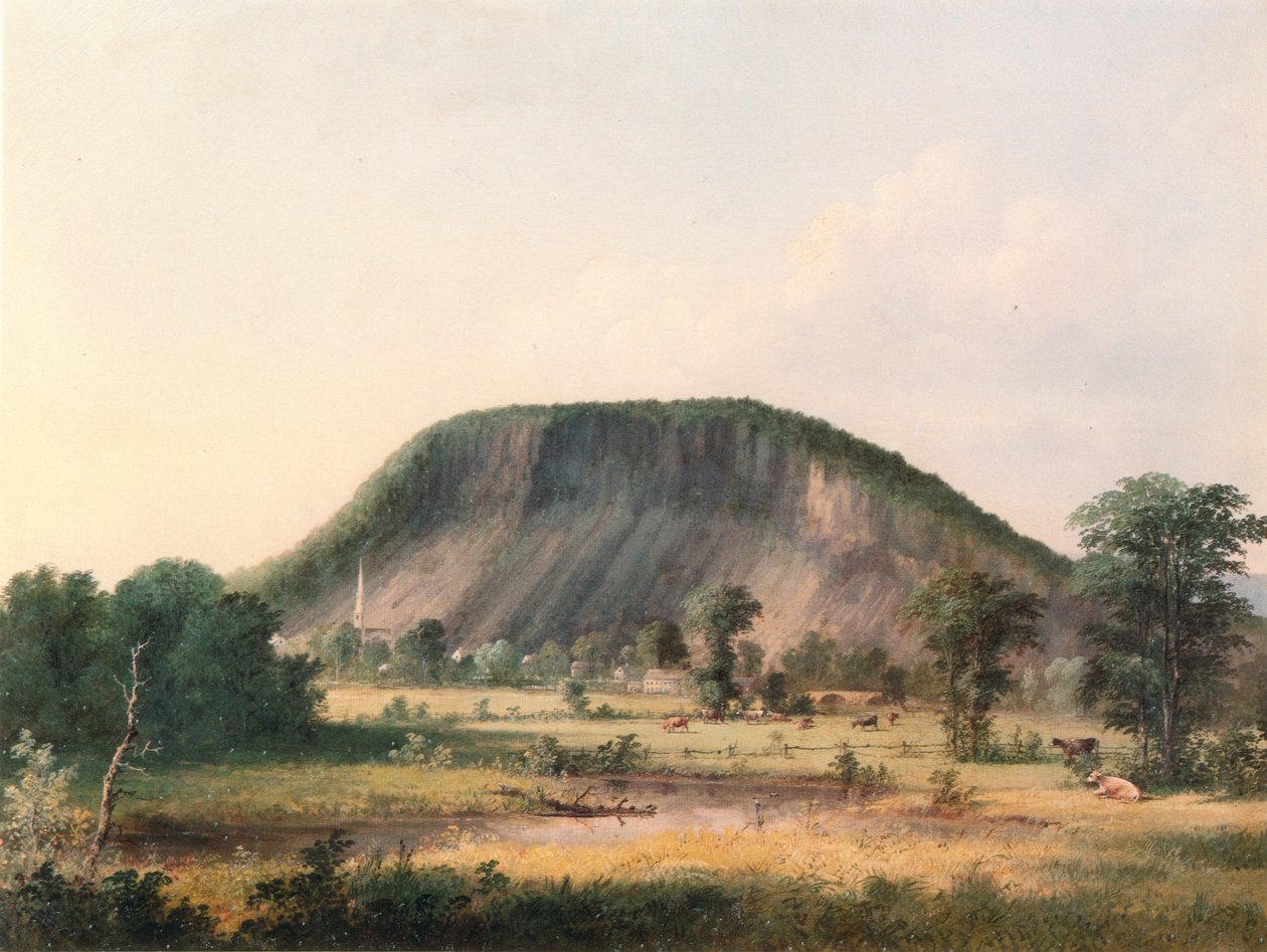 West Rock, New Haven av George Henry Durrie