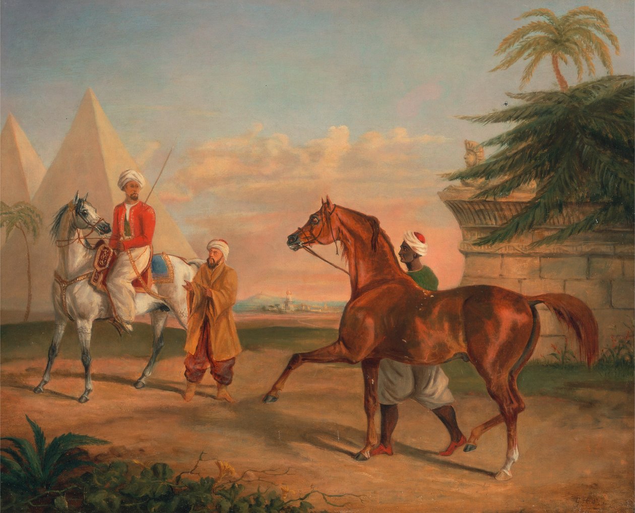 Mameluke köper en arabisk hingst av George Henry Laporte