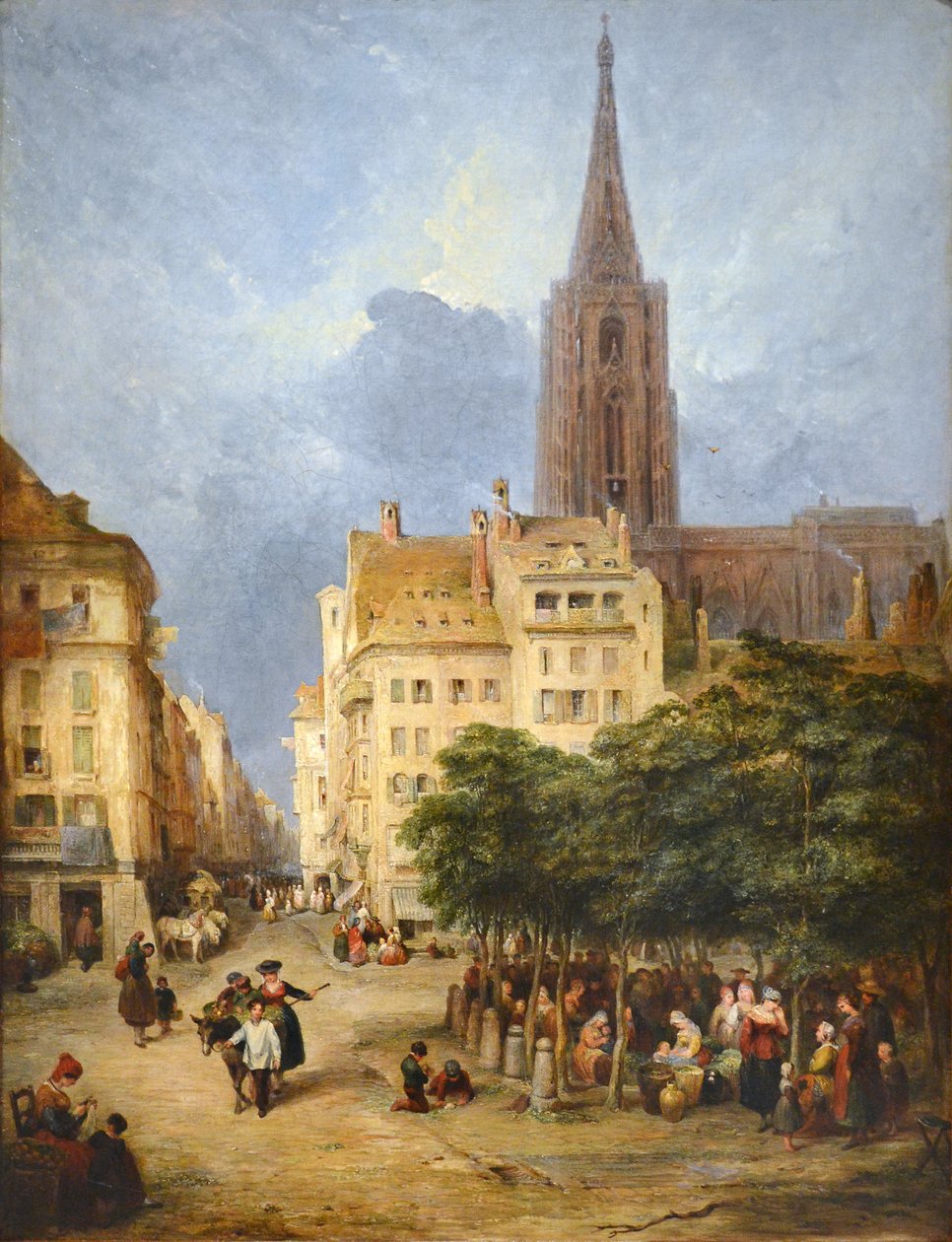 Vue de la place Gutenberg à Strasbourg av George Jones