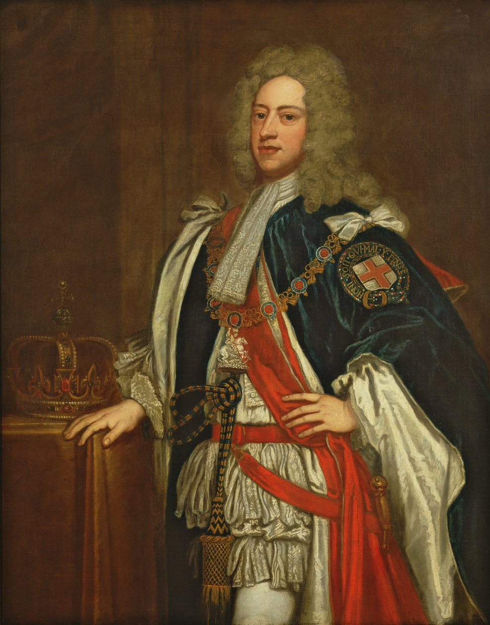 Georg II (1683-1760) av George Knapton