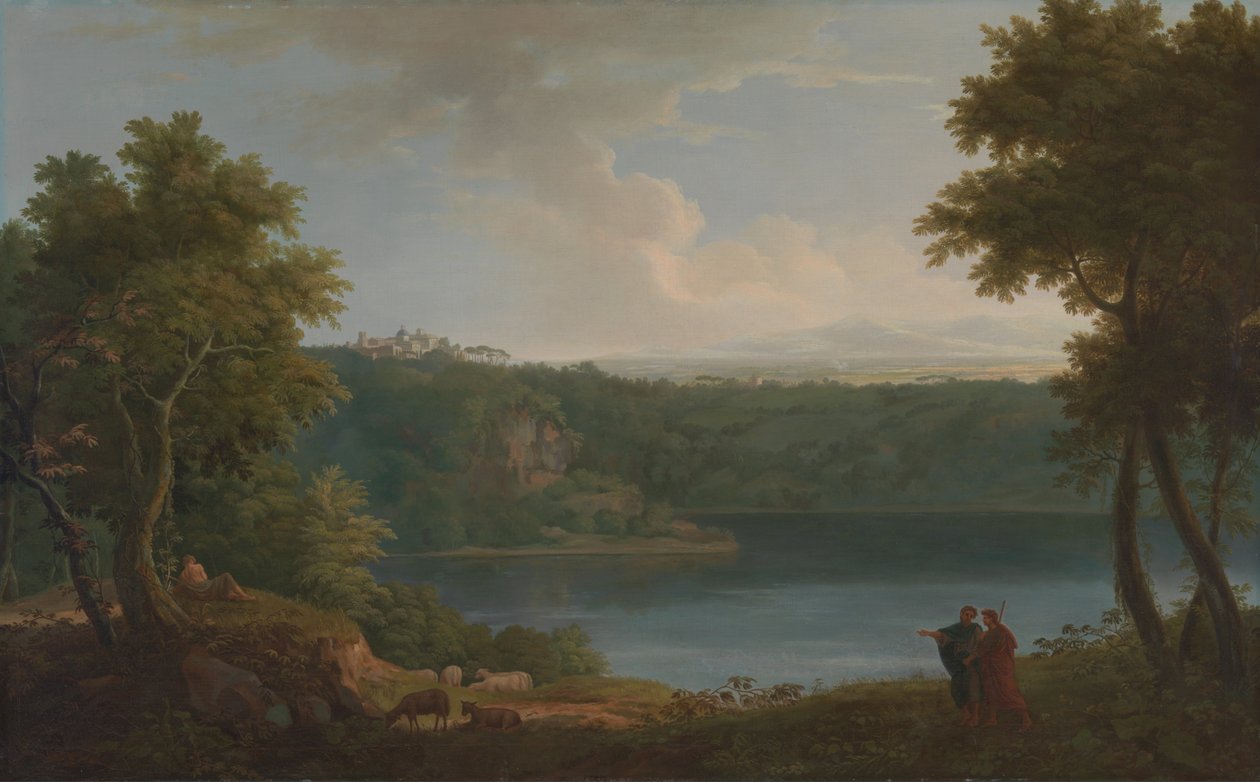 Sjön Albano av George Lambert