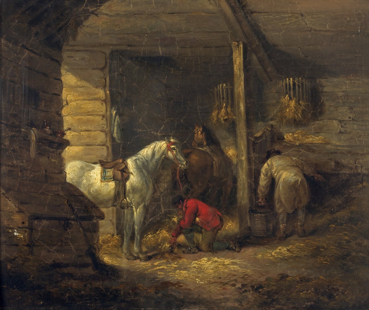 Stabil scen av George Morland