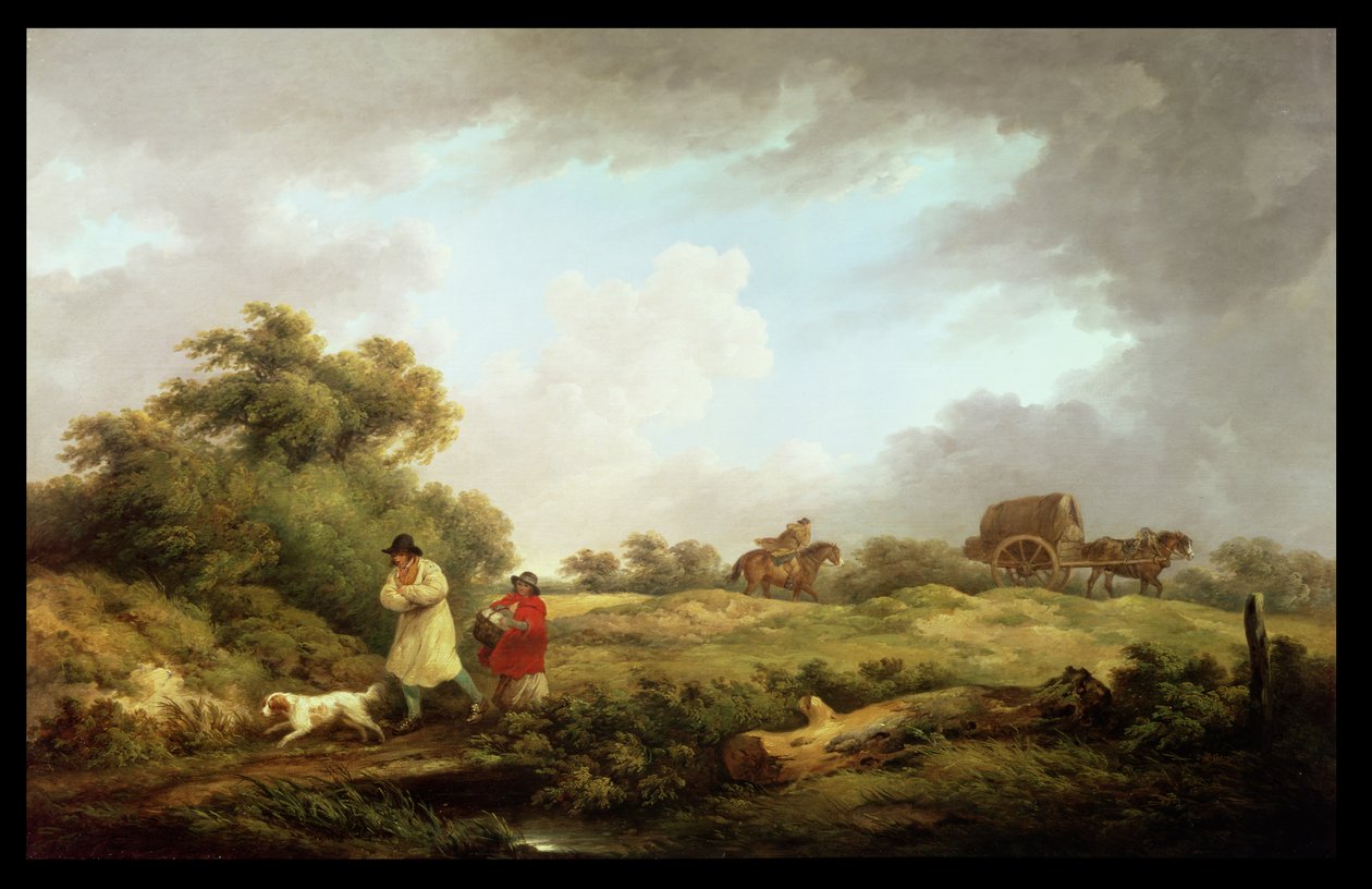 Blåsig dag av George Morland